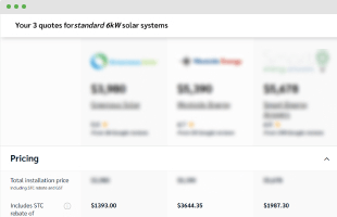 Solarchoice quote comparison - Residential